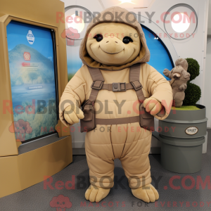 Máscara de Glyptodon Tan...