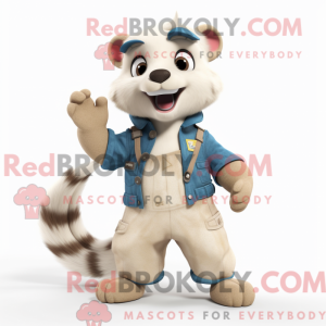 Crème fret mascottekostuum...