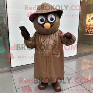Disfraz de mascota de Brown...