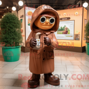 Brown Phone mascottekostuum...