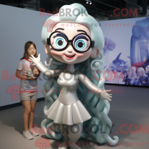 Silver Mermaid mascot...