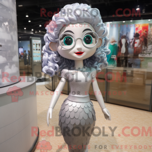 Silver Mermaid mascot...