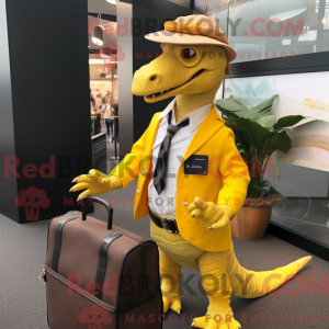 Personaggio mascotte giallo...