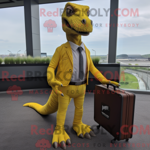 Personaggio mascotte giallo...