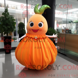 Orange Radish mascot...