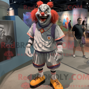 Grijze boze clown...
