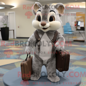 Gray Flying Squirrel mascot...