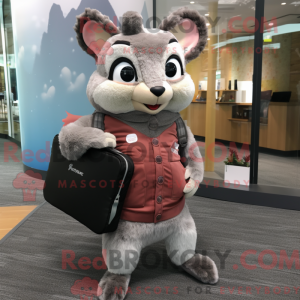 Mascotte d écureuil volant...