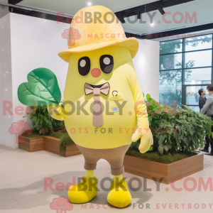 Lemon Yellow Radish mascot...