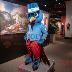 Maskotdraktfigur Red Blue...