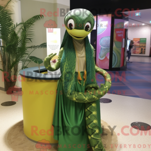 Oliven Python maskot...