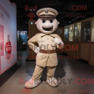 Cream Soldier mascot...