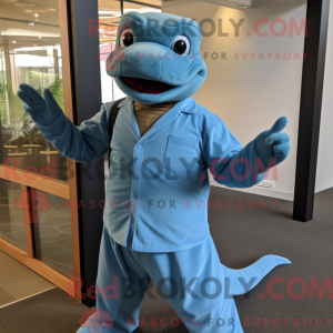 Hemelsblauw Komodovaraan...