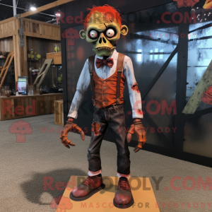 Rostzombie-Maskottchenkostü...