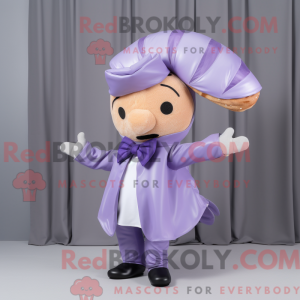 Lavendel croissant maskot...