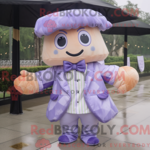 Lavendel-Croissant-Maskottc...