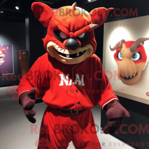 Devil mascot costume...