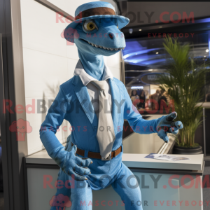 Himmelblå Deinonychus...