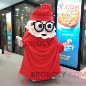 Rød Ramen maskot kostume...
