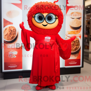 Red Ramen mascot costume...