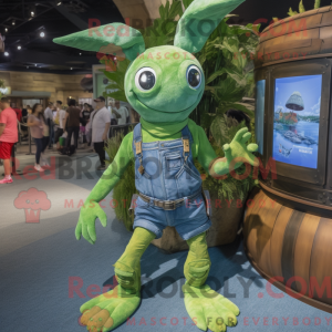 Green Shrimp Scampi mascot...