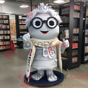Sølv Sushi maskot kostume...