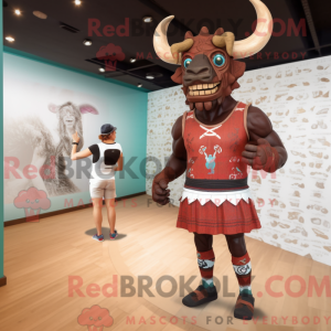 Rust Minotaur maskot drakt...
