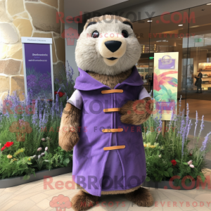 Lavender Marmot mascot...
