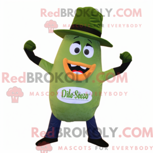 Olive Paella mascot costume...