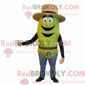 Olive Paella mascot costume...