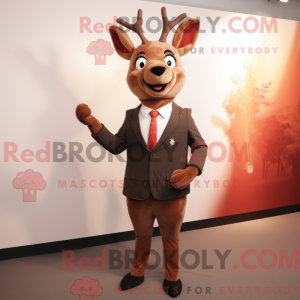 Red Deer-maskotdraktfigur...