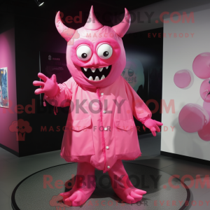 Maskottchenkostüm Pink...