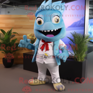 Sky Blue Ceviche mascot...