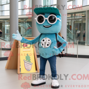 Postava maskota Teal Pizza...