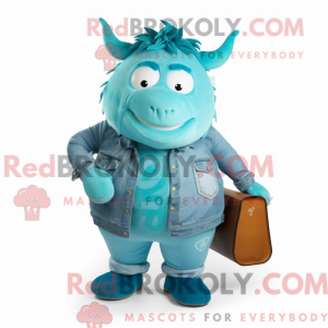 Postava maskota Cyan Beef...