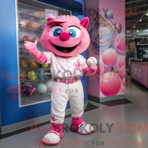 Pink Candy mascottekostuum...