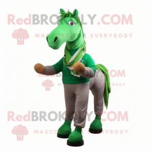Green Horse mascotte...