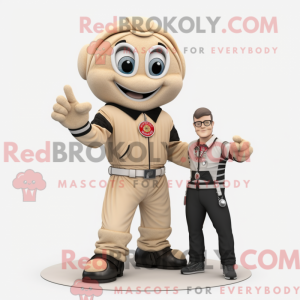 Mascotte d Acrobat beige...