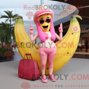 Pink Baa mascot costume...