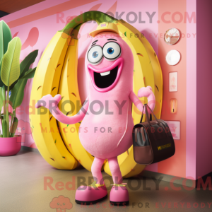 Rosa Baa maskot drakt...