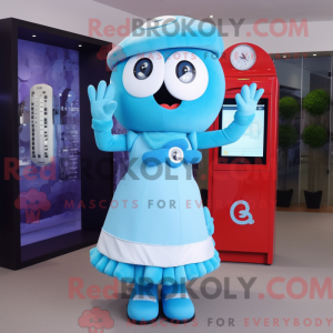 Disfraz de mascota Sky Blue...
