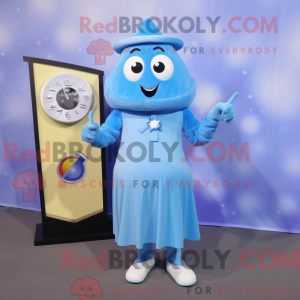 Postava maskota Sky Blue...