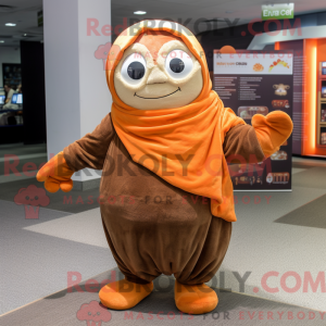Disfraz de mascota marrón...