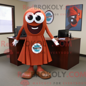Rust Advokat maskot kostume...