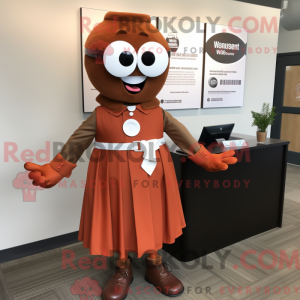 Rust Advokat maskot kostume...