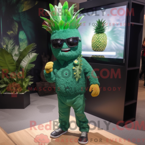 Costume mascotte d aas vert...