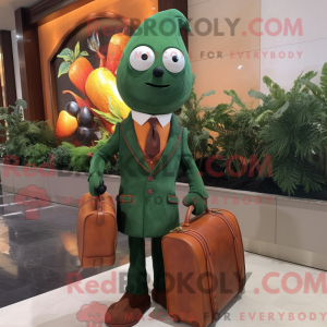 Rust Spinat maskot kostume...