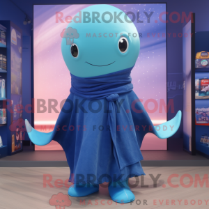 Personaggio mascotte balena...