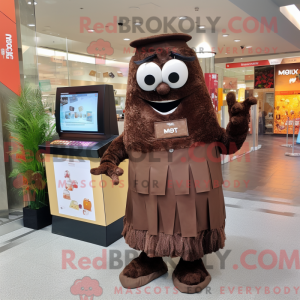 Brown Chocolate Bar mascot...