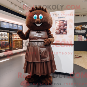 Disfraz de mascota de Brown...